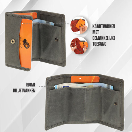 4 East  Wallet - holiday wallet - Compact wallet - Buffalo leather wallet - Small wallet - Wallet - mini wallet - 4 East  Wallet - holiday wallet - Compact wallet - Buffalo leather wallet - Small wallet - Wallet - mini wallet -