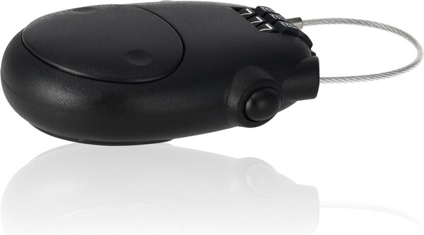 Discountershop Combination Lock Set of 5 - Weatherproof with 3-Digit Code for Skis, Snowboards, Suitcases, Fat Bikes, E-bikes, Road Bikes, Mountain Bikes & BMX - Steel Cable 80 cm