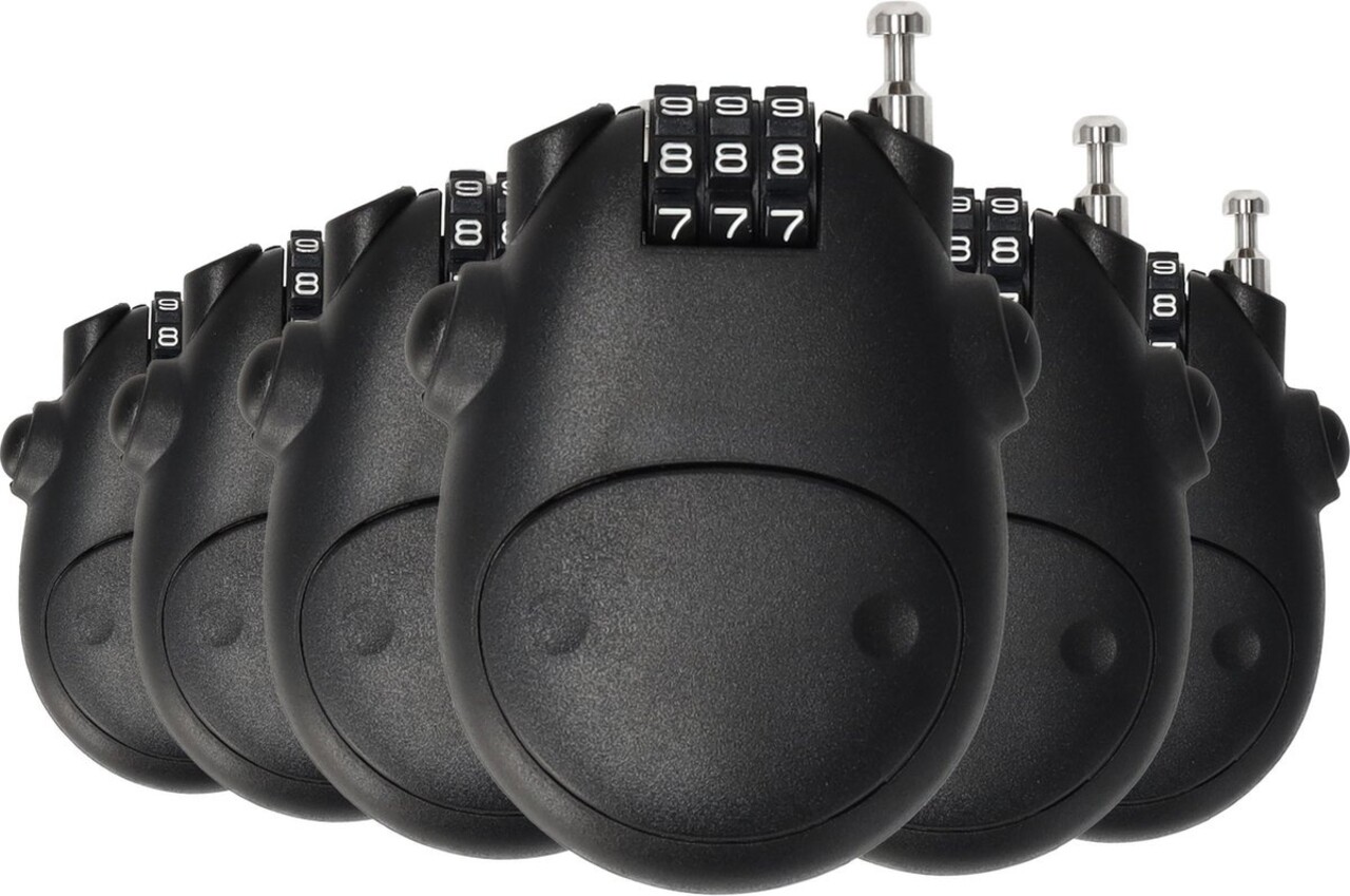 Discountershop Ski-Snowboard Slot Set van 6 – Weerbestendig Cijfercombinatie Slot met Cijfercode voor Wintersport, Fietsen, & Koffers – 80 cm Stalen Kabel Discountershop Ski-Snowboard Slot Set van 6 – Weerbestendig Cijfercombinatie Slot met Cijfercode voor Wintersport, Fietsen, & Koffers – 80 cm Stalen Kabel