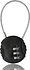 Padlock with Number Code - Weatherproof Combination Lock Padlock for Bicycle - Durable Steel & Plastic - 9x3.8x1.2cm - Security Number Code for Indoor/Outdoor Use Padlock with Number Code - Weatherproof Combination Lock Padlock for Bicycle - Durable Steel & Plastic - 9x3.8x1.2cm - Security Number Code for Indoor/Outdoor Use