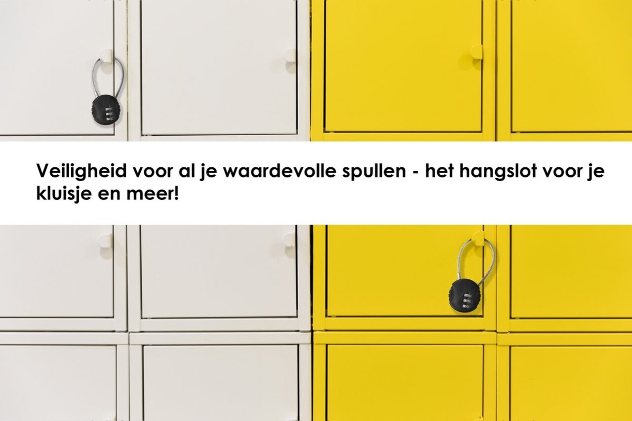 Discountershop Hangslot met Cijfercode - Weerbestendig Cijferslot Hangslot voor Fiets - Duurzaam Staal & Plastic - 9x3.8x1.2cm - Veiligheidscijfercode voor Binnen/Buiten Discountershop Hangslot met Cijfercode - Weerbestendig Cijferslot Hangslot voor Fiets - Duurzaam Staal & Plastic - 9x3.8x1.2cm - Veiligheidscijfercode voor Binnen/Buiten