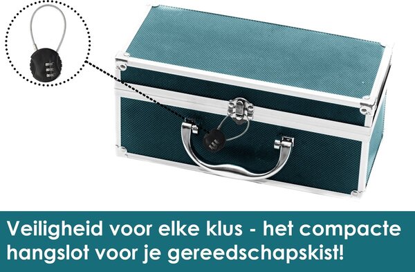 Discountershop Hangslot met Cijfercode - Weerbestendig Cijferslot Hangslot voor Fiets - Duurzaam Staal & Plastic - 9x3.8x1.2cm - Veiligheidscijfercode voor Binnen/Buiten Discountershop Hangslot met Cijfercode - Weerbestendig Cijferslot Hangslot voor Fiets - Duurzaam Staal & Plastic - 9x3.8x1.2cm - Veiligheidscijfercode voor Binnen/Buiten