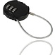 Discountershop Padlock with Number Code - Weatherproof Combination Lock Padlock for Bicycle - Durable Steel & Plastic - 9x3.8x1.2cm - Security Number Code for Indoor/Outdoor Use Discountershop Padlock with Number Code - Weatherproof Combination Lock Padlock for Bicycle - Durable Steel & Plastic - 9x3.8x1.2cm - Security Number Code for Indoor/Outdoor Use