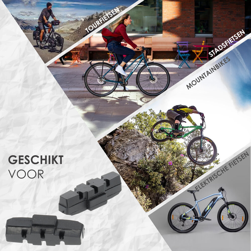 Discountershop Magura remblokken velgrem 50mm - hydraulische velgrem 1 set - geschikt voor stadsfiets & mountainbike - zwart - slijtvast en compatibel Discountershop Magura remblokken velgrem 50mm - hydraulische velgrem 1 set - geschikt voor stadsfiets & mountainbike - zwart - slijtvast en compatibel