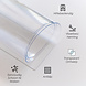 Discountershop Tafelbeschermer 120x60 cm - Transparant Glashelder, Hittebestendig & Antislip - Duurzaam Tafelkleed van 1 mm Dikte