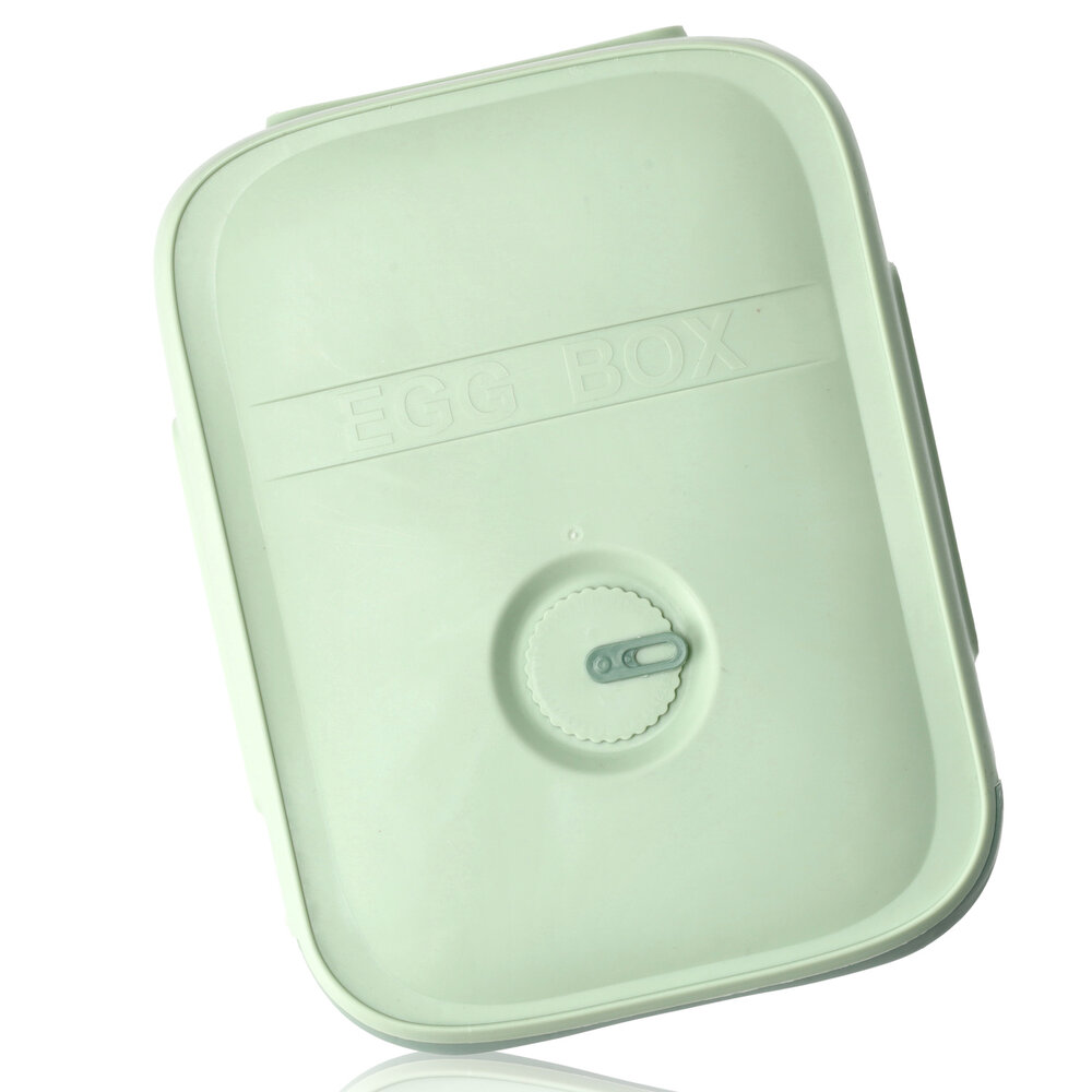 Discountershop Eierenhouder Koelkast 18 Eieren - Koelkast Eiertrays voor 18 Eieren - met Deksel - Groen Automatische Eierdispenser Discountershop Eierenhouder Koelkast 18 Eieren - Koelkast Eiertrays voor 18 Eieren - met Deksel - Groen Automatische Eierdispenser