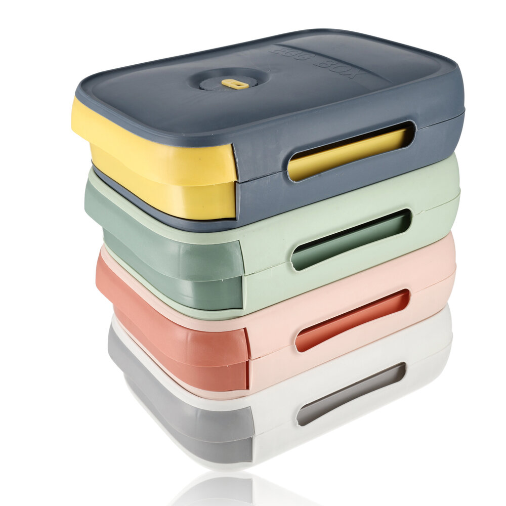 Discountershop Plastic Egg Tray Holder Organizer - 18 Eggs - Stackable Egg Tray With Lid - BPA-free - Pink Egg Storage Box Discountershop Plastic Egg Tray Holder Organizer - 18 Eggs - Stackable Egg Tray With Lid - BPA-free - Pink Egg Storage Box