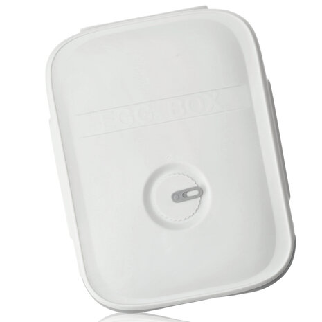 Discountershop Rollende Eierhouder voor Koelkast - 18 Eieren Eieropbergbox met Versheidsindicator - Grijs Koelkast Organizer Discountershop Rollende Eierhouder voor Koelkast - 18 Eieren Eieropbergbox met Versheidsindicator - Grijs Koelkast Organizer