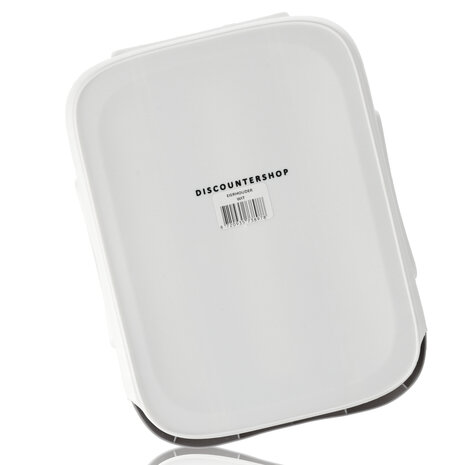 Discountershop Lidded Egg Container for Fridge - 18 Eggs - Space Saving Refrigerator Egg Roller with Freshness Indicator - Grey Discountershop Lidded Egg Container for Fridge - 18 Eggs - Space Saving Refrigerator Egg Roller with Freshness Indicator - Grey