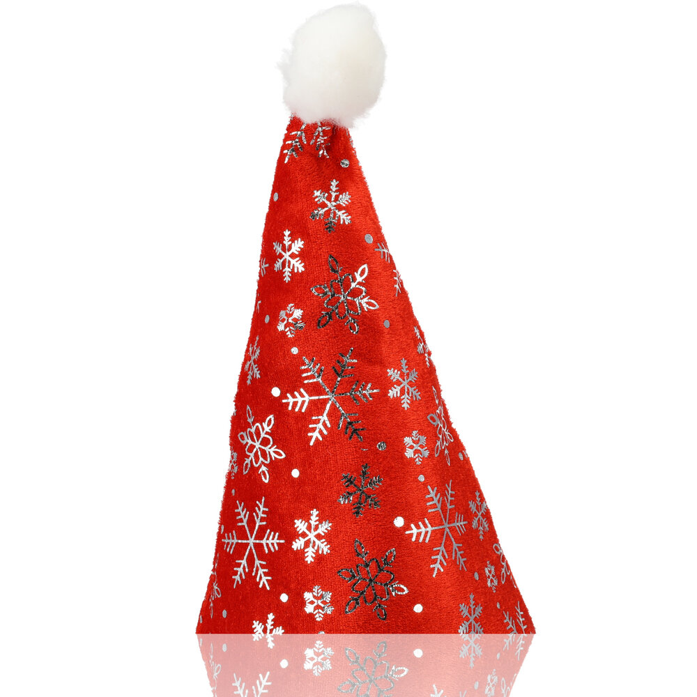 Discountershop Kerstmuts Volwassenen Unisex met Sneeuwvlokken - 3 Stuks - 62cm Hoofd - Rood Wit - Goedkope Kerstmuts voor Mannen en Vrouwen - Perfect voor Kerstoutfits en Sinterklaas! Discountershop Kerstmuts Volwassenen Unisex met Sneeuwvlokken - 3 Stuks - 62cm Hoofd - Rood Wit - Goedkope Kerstmuts voor Mannen en Vrouwen - Perfect voor Kerstoutfits en Sinterklaas!