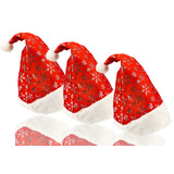 Discountershop Kerstmuts Volwassenen Unisex met Sneeuwvlokken - 3 Stuks - 62cm Hoofd - Rood Wit - Goedkope Kerstmuts voor Mannen en Vrouwen - Perfect voor Kerstoutfits en Sinterklaas! Discountershop Kerstmuts Volwassenen Unisex met Sneeuwvlokken - 3 Stuks - 62cm Hoofd - Rood Wit - Goedkope Kerstmuts voor Mannen en Vrouwen - Perfect voor Kerstoutfits en Sinterklaas!