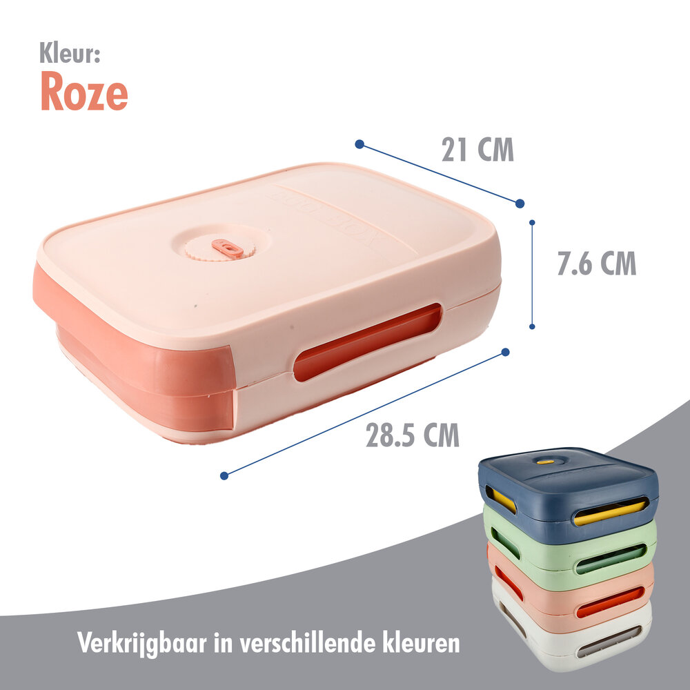 Discountershop Eierenhouder Koelkast voor 18 Eieren - Kunststof Rollende Eierhouder -  Koelkast Eiertrays - Roze Eierdoos Discountershop Eierenhouder Koelkast voor 18 Eieren - Kunststof Rollende Eierhouder -  Koelkast Eiertrays - Roze Eierdoos