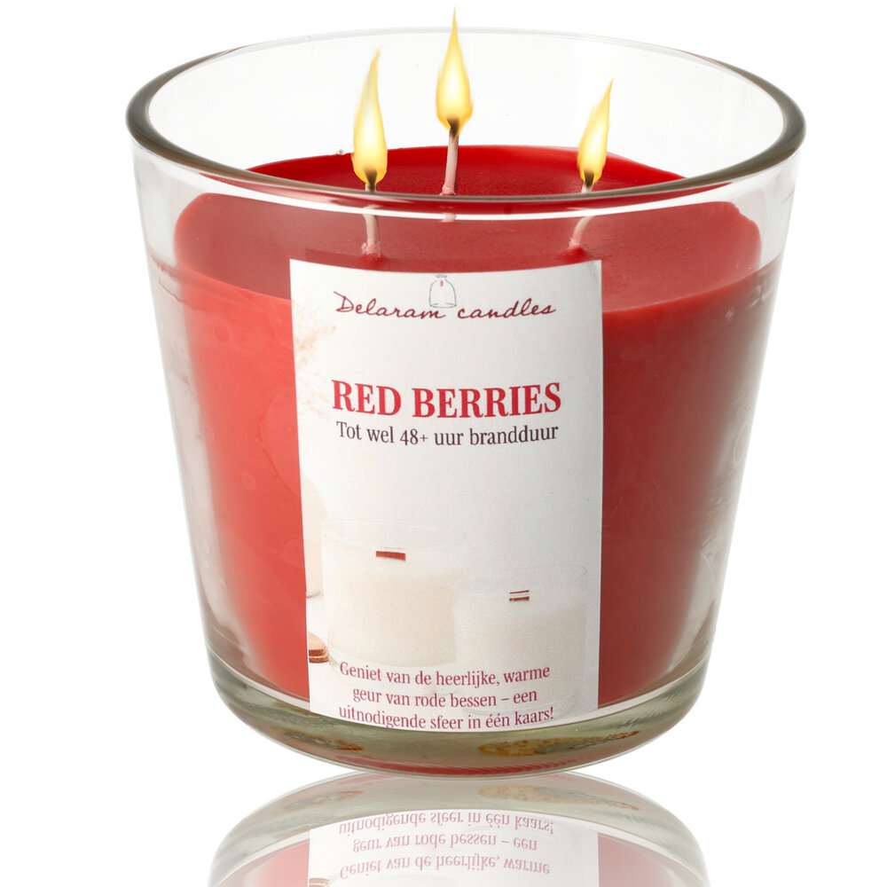 Delaram Scented Candles for Bedroom - Large Aroma Candles - 48 hr Burning Time - Home Fragrance Candle Red Berry Delaram Scented Candles for Bedroom - Large Aroma Candles - 48 hr Burning Time - Home Fragrance Candle Red Berry
