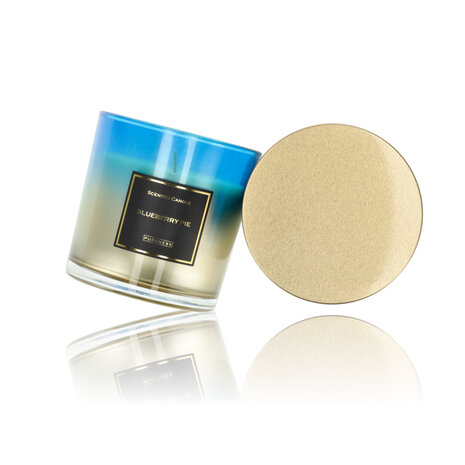 Merkloos Luxury Scented Candles - 48 hr Burning Time - Blueberry Pie Scented Candle in Glass Jar - Perfect Romantic Gift for Her Merkloos Luxury Scented Candles - 48 hr Burning Time - Blueberry Pie Scented Candle in Glass Jar - Perfect Romantic Gift for Her