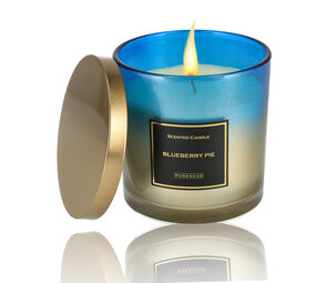 Merkloos Luxe Geurkaarsen - 45 uur Brandduur - Bosbessen Taart Geurkaarsen in Glas - Perfecte Romantische Cadeau voor Haar Merkloos Luxe Geurkaarsen - 45 uur Brandduur - Bosbessen Taart Geurkaarsen in Glas - Perfecte Romantische Cadeau voor Haar