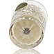 Merkloos Geurkaars in Glas sandalwood Jasmine - Luxe Scented Candle - 34 uur Brandduur
