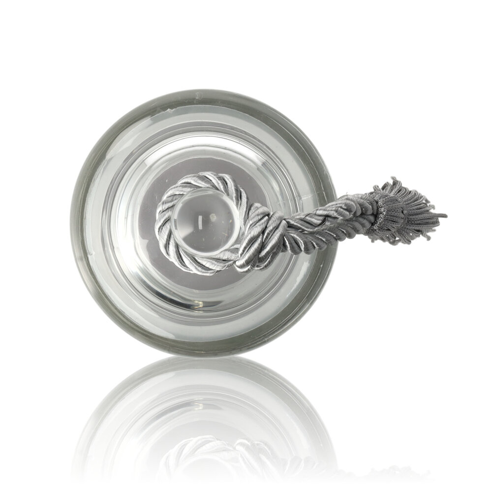 Merkloos Luxe Kaarsen in Glas - Geurkaars Sandalwood - 34 uur Brandduur - Stressverlichting Geurkaars voor Woonkamer & Slaapkamer