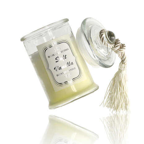Merkloos Luxe Kaarsen in Glas - Geurkaars Vanille - 34 uur Brandduur - Aromatherapie Geurkaars voor Woonkamer & Slaapkamer Merkloos Luxe Kaarsen in Glas - Geurkaars Vanille - 34 uur Brandduur - Aromatherapie Geurkaars voor Woonkamer & Slaapkamer