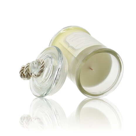 Merkloos Geurkaars in Glas soft vanilla - Luxe buitenkaars - 34 Uur brandduur Merkloos Geurkaars in Glas soft vanilla - Luxe buitenkaars - 34 Uur brandduur