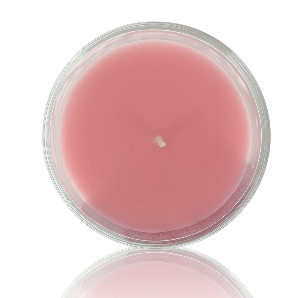 Delaram Luxe Geurkaars in Glas - 30 uur Branduren - Rose Geurkaars - Romantische Kaarsen voor Vrouwen & Mannen