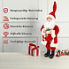 Discountershop Santa Claus Figurine - Height 45 cm - Red Christmas Decorations Online - Use in Christmas or Sinterklaas