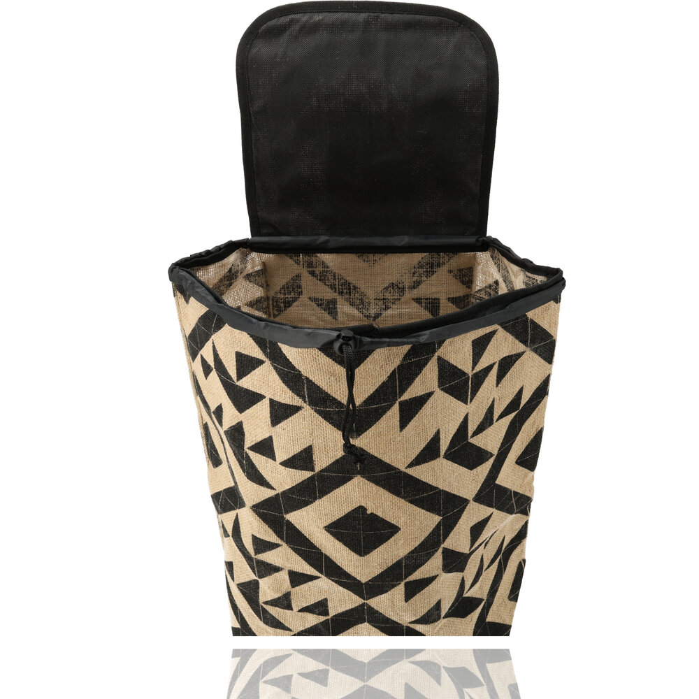 Merkloos Collapsible Shopping Trolley Bag with Wheels - 33L - Shopping Trolley for Home Use - Ideal for Stairs - L92 x B32,5 x H41cm