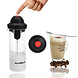 Discountershop Electric Milk Frother - Stainless Steel - Cordless - BPA-Free - Heat-resistant Borosilicate Glass 450ml - For Perfect Cappuccinos and Lattes at Home Discountershop Electric Milk Frother - Stainless Steel - Cordless - BPA-Free - Heat-resistant Borosilicate Glass 450ml - For Perfect Cappuccinos and Lattes at Home
