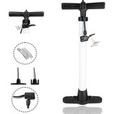 Merkloos Bicycle pump without pressure gauge - Max. Pressure: 12 bar - Includes Adapters - Tire Inflator - Essential Bicycle Accessory Merkloos Bicycle pump without pressure gauge - Max. Pressure: 12 bar - Includes Adapters - Tire Inflator - Essential Bicycle Accessory