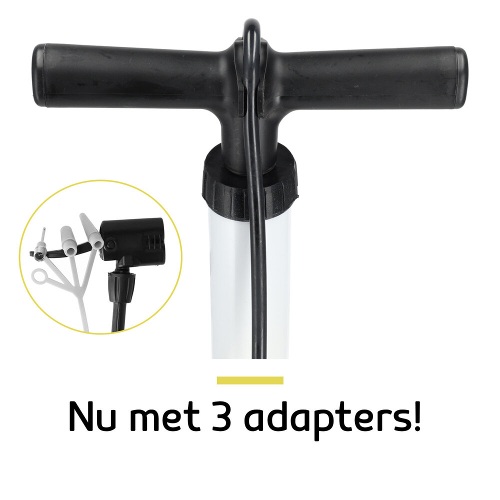 Merkloos Fietspomp zonder Drukmeter - Max. Druk:12 bar - Inclusief Adapters - Bandenpomp - Essentieel Fietsaccessoire Merkloos Fietspomp zonder Drukmeter - Max. Druk:12 bar - Inclusief Adapters - Bandenpomp - Essentieel Fietsaccessoire
