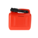 Discountershop Kunststof Brandstof Jerrycan - 5 Liter Rood - Polyethylene - met Schenktuit en Kraan - Voor Benzine, Diesel, Petrol & Meer