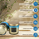 Merkloos Geurkaars in Glas Blueberry Pie - Zoete Scented Candle - 45 Uur Brandtijd