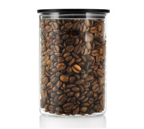 Discountershop Glass Storage Jar 575ML | BPA-free | Airtight Lid | Kitchen Storage