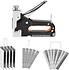 Hand Tacker Set | Metal Staple Gun With 1000 Staples | 3 Types of Staples - 10, 11 & 12 mm | Adjustable Shooting Power Hand Tacker Set | Metal Staple Gun With 1000 Staples | 3 Types of Staples - 10, 11 & 12 mm | Adjustable Shooting Power