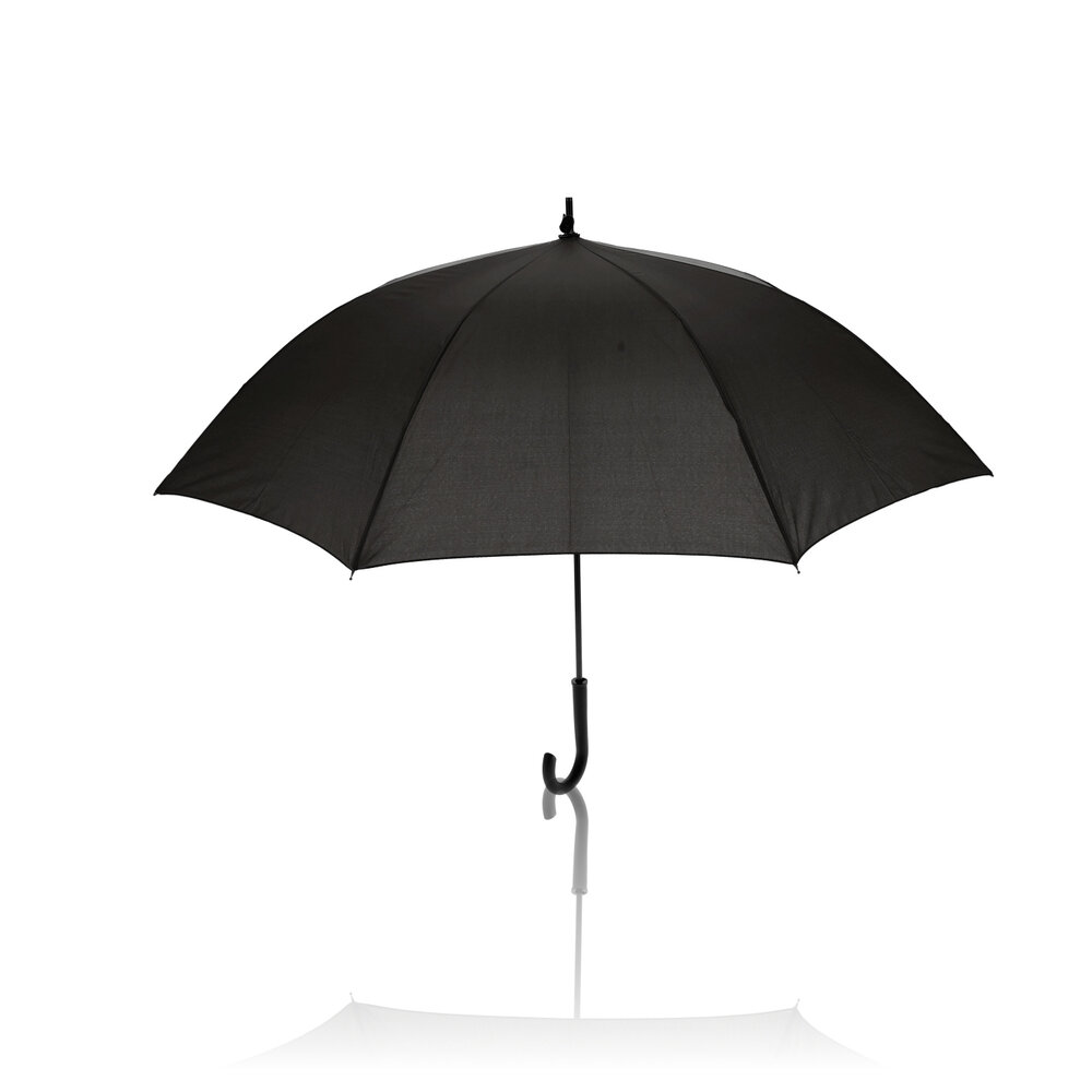 Discountershop Classic Automatic Umbrella with Hook Handle - Rain Umbrella Fiberglass Windproof - 111cm