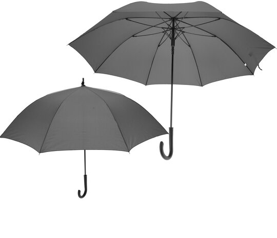 Discountershop Automatic Umbrellas - Rain Umbrella with Hook ⌀ 111cm - Set of 2