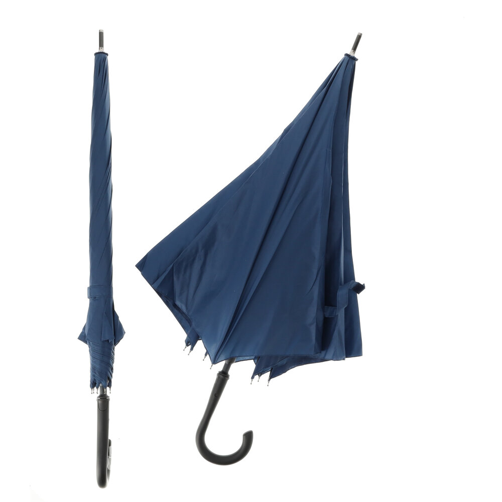 Discountershop Automatic Umbrellas - Rain Umbrella with Hook ⌀ 111cm - Set of 2