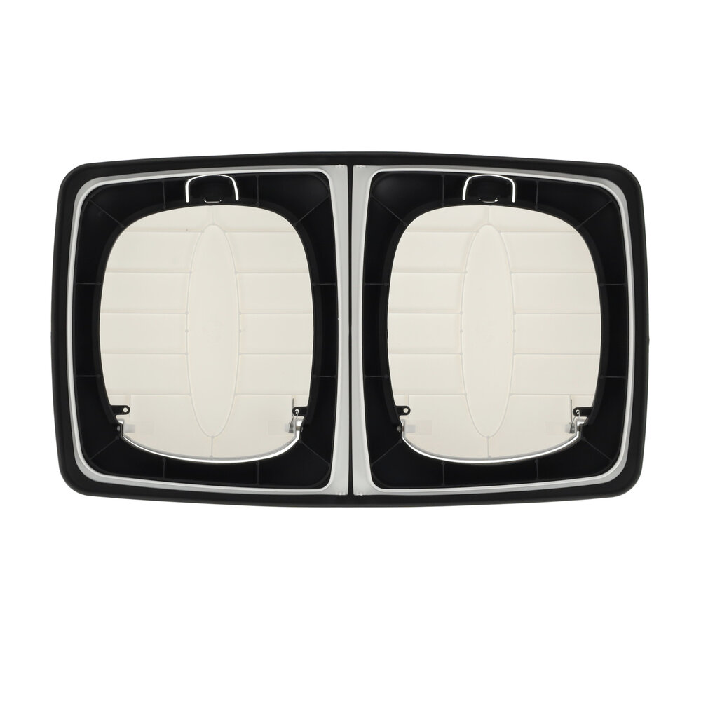 Discountershop Dubbele Prullenbak 50L - Afvalemmer met Deksel - Afvalscheiding (2x25L) - Afvalbak voor Thuis en Kantoor Discountershop Dubbele Prullenbak 50L - Afvalemmer met Deksel - Afvalscheiding (2x25L) - Afvalbak voor Thuis en Kantoor