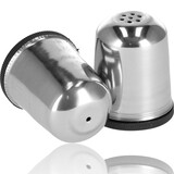 Discountershop Peper-en Zout Molen RVS - Handmatige Peper- en Zoutmolen Set - Instelbare Maalgraad - Keukengerei Kruidenset