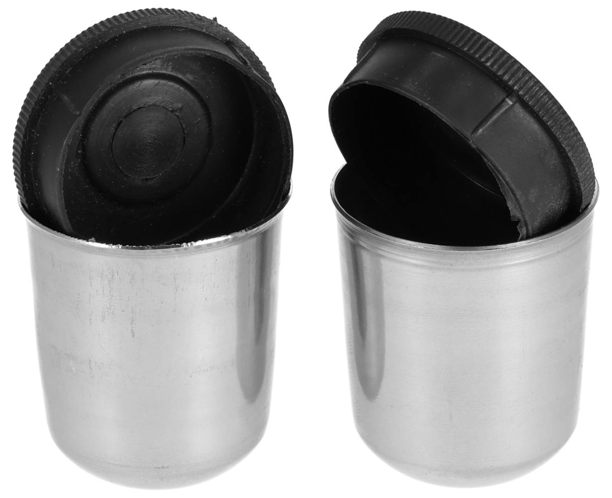 Discountershop Peper- en Zoutmolen Set - RVS - Handmatige Molens met Instelbare Maalgraad - Keukengerei - Perfect als Kerstcadeau