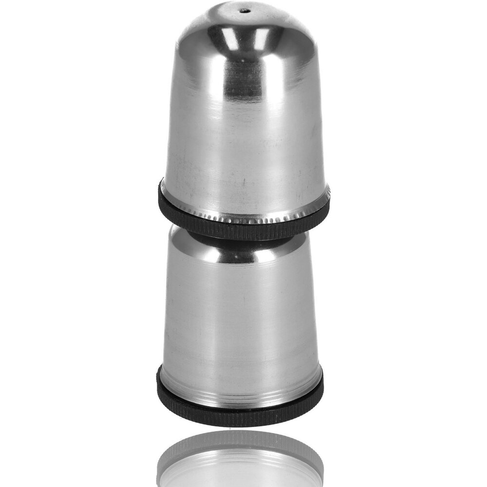 Discountershop Peper- en Zoutmolen Set - RVS - Handmatige Molens met Instelbare Maalgraad - Keukengerei - Perfect als Kerstcadeau