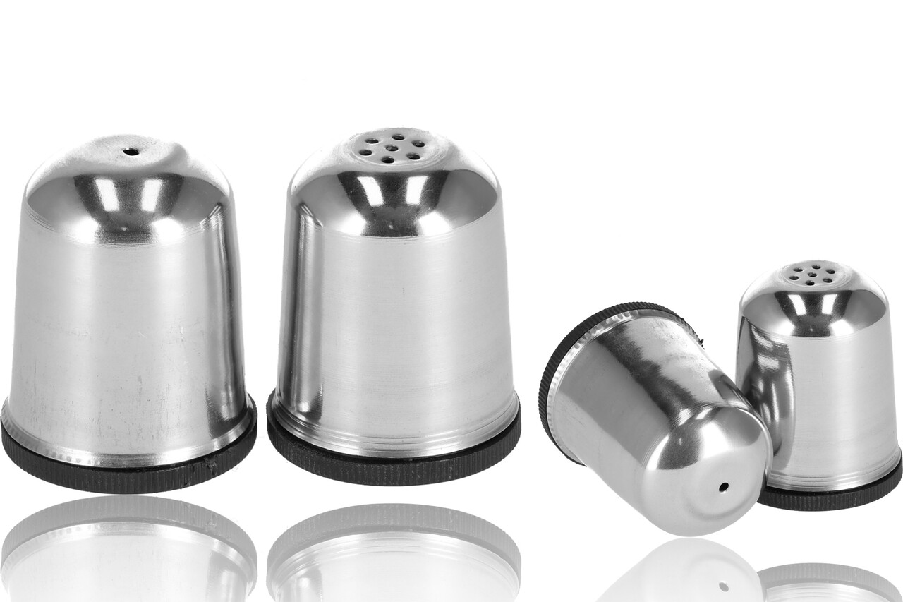 Discountershop Peper- en Zoutmolen Set - RVS - Handmatige Molens met Instelbare Maalgraad - Keukengerei - Perfect als Kerstcadeau