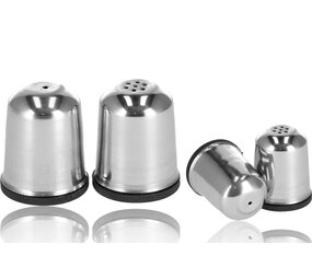 Discountershop Peper- en Zoutmolen Set - RVS - Handmatige Molens met Instelbare Maalgraad - Keukengerei - Perfect als Kerstcadeau Discountershop Peper- en Zoutmolen Set - RVS - Handmatige Molens met Instelbare Maalgraad - Keukengerei - Perfect als Kerstcadeau
