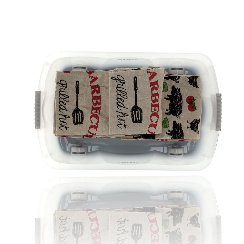 Discountershop Opbergbox Groen 24L - Onderbedbox met Deksel (60x38.5x18 cm) - Opslag Onder Bed voor Huis & Kantoor Discountershop Opbergbox Groen 24L - Onderbedbox met Deksel (60x38.5x18 cm) - Opslag Onder Bed voor Huis & Kantoor