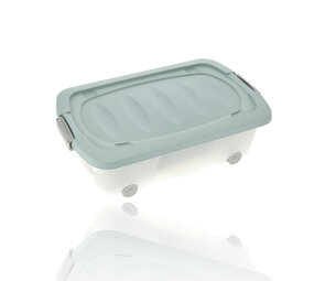 Discountershop Opbergbox Groen 24L - Onderbedbox met Deksel (60x38.5x18 cm) - Opslag Onder Bed voor Huis & Kantoor Discountershop Opbergbox Groen 24L - Onderbedbox met Deksel (60x38.5x18 cm) - Opslag Onder Bed voor Huis & Kantoor