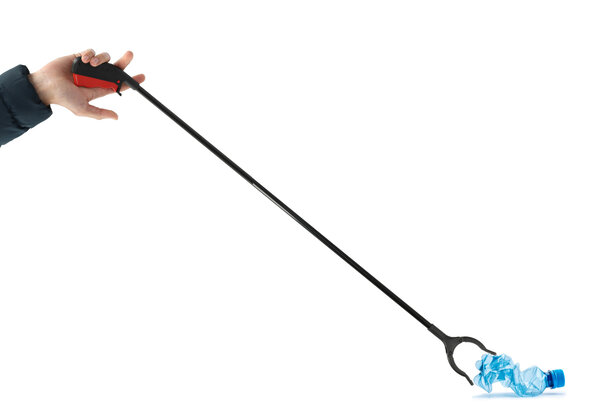 Discountershop Waste Grabber 1 Meter - Ergonomic Grabbing Pliers for Waste & Litter - Grabbing Stick for the Elderly, Disabled & Long Grabbing Arm