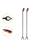 Discountershop Set of 2 Litter Grabber 1 Meter - Ergonomic Long Grab Arms for Waste & Litter - Waste Grabs for the Elderly and Disabled