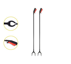 Discountershop Set van 2 Grijpstokken 1 Meter - Ergonomische Lange Grijparmen voor Afval & Zwerfvuil - Afvalgrijpers voor Ouderen en Invaliden Discountershop Set van 2 Grijpstokken 1 Meter - Ergonomische Lange Grijparmen voor Afval & Zwerfvuil - Afvalgrijpers voor Ouderen en Invaliden