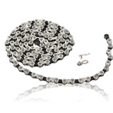 Discountershop Bicycle Chain 5/6/7 Speed - 116 Links - Connecting Link Included - Size 1/2 x 3/32 Discountershop Bicycle Chain 5/6/7 Speed - 116 Links - Connecting Link Included - Size 1/2 x 3/32