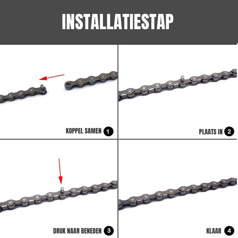 Discountershop Fietsketting 6-7-8 Speed - 116 Schakels - Verbindingsschakel Inclusief - Maat 1/2 x 3/32 - 7.1 mm Discountershop Fietsketting 6-7-8 Speed - 116 Schakels - Verbindingsschakel Inclusief - Maat 1/2 x 3/32 - 7.1 mm