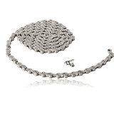 Discountershop Bicycle Chain 9 Speed ​​- 116 Links - Connecting Link Included - Size 1/2 x 11/128 Inch - 6.3 mm